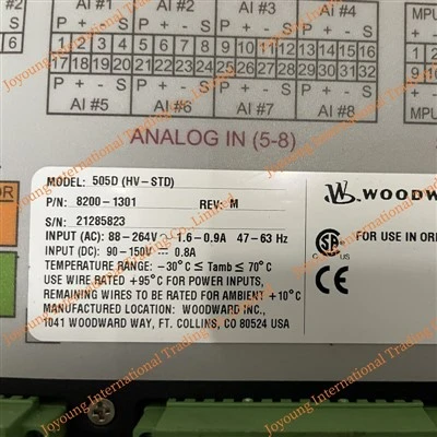 Woodward 8200-1301 505 digital kontroll